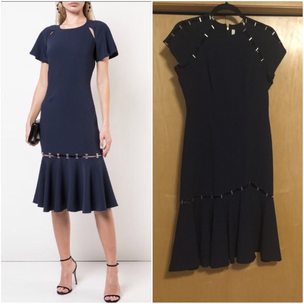 JONATHAN SIMKHAI hook and eye crepe dress - Picture 9 of 16